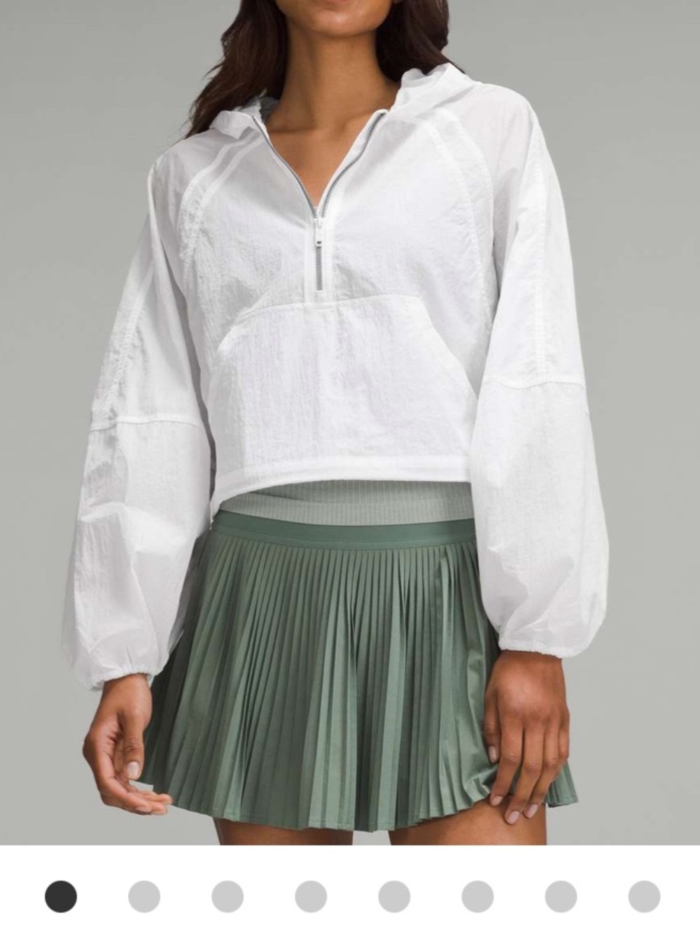 Lululemon Scuba Cropped Anorak size 10